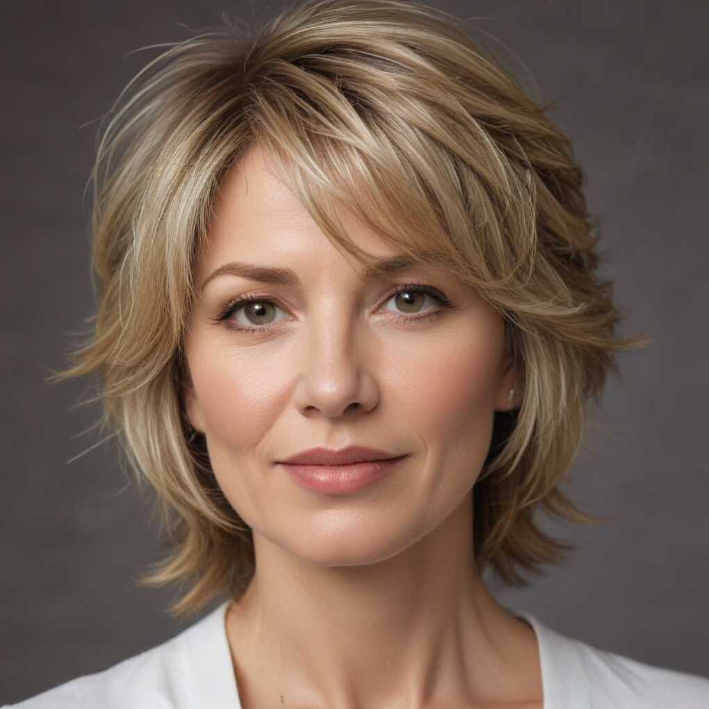 Layered Haircuts for Mature Women