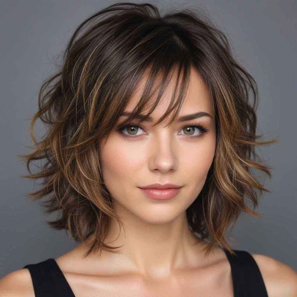 Layered Haircuts with Highlights