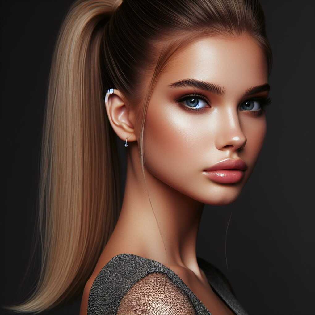 Sleek Ponytail