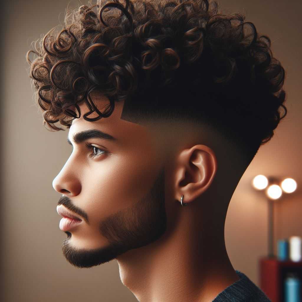 The Curly Fade