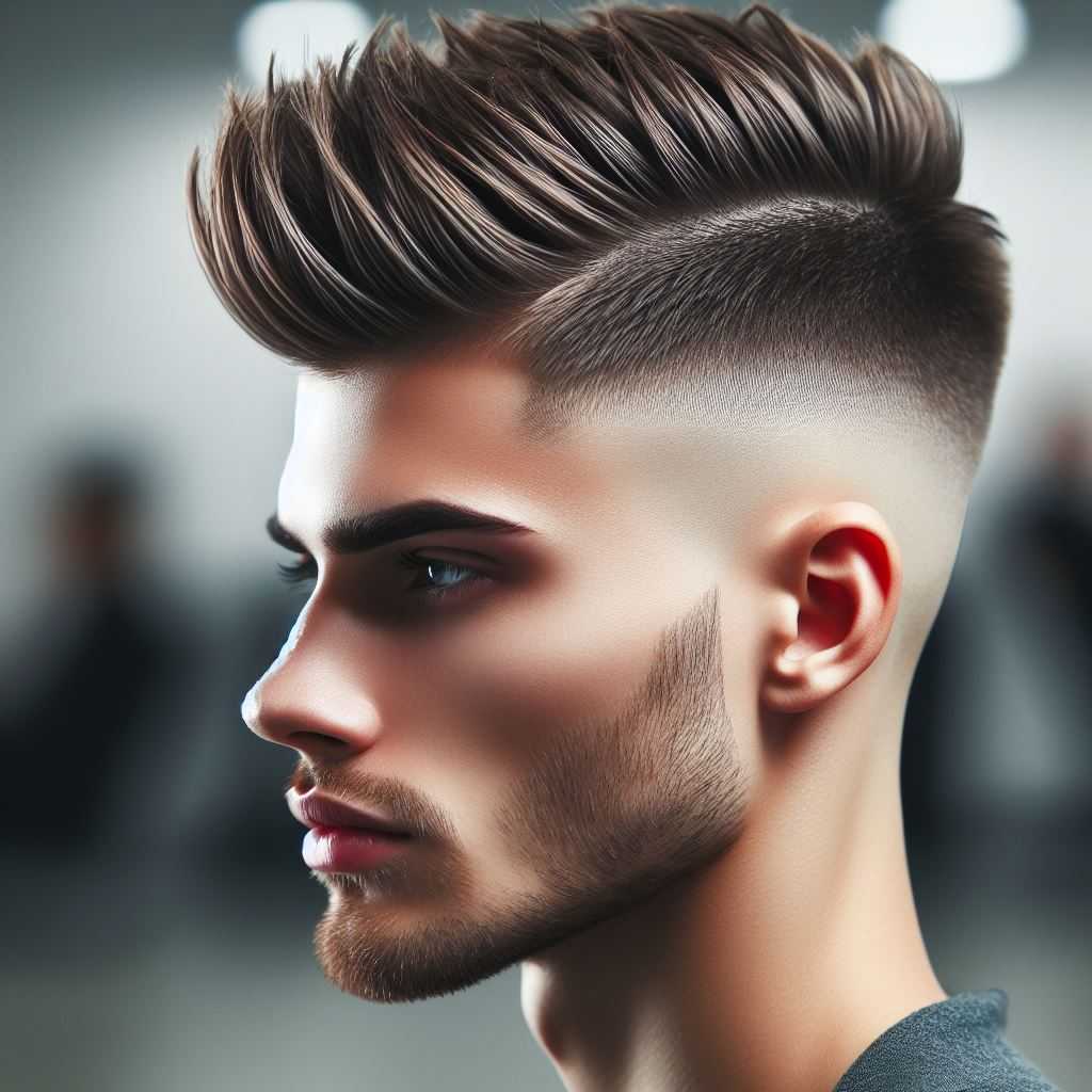 The Disconnected Undercut for men