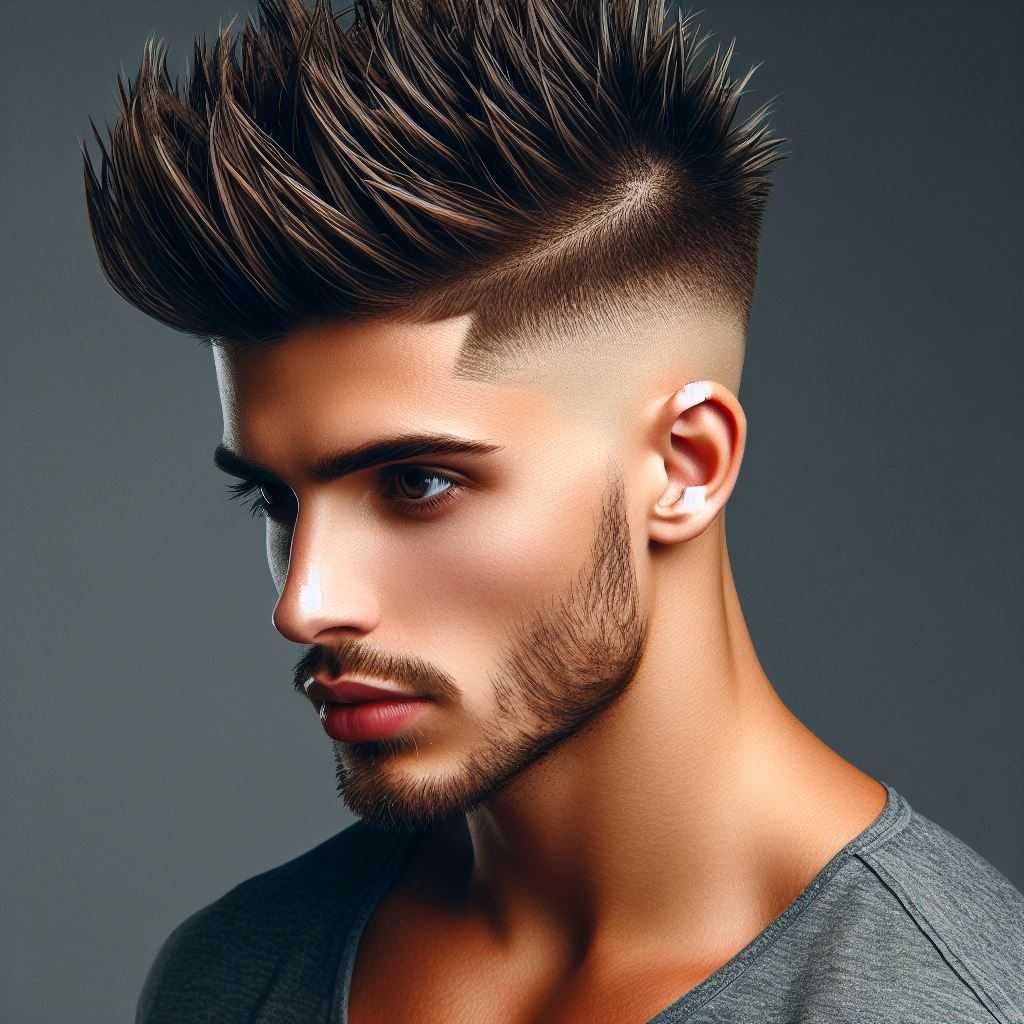 The Faux Hawk Fade for Men