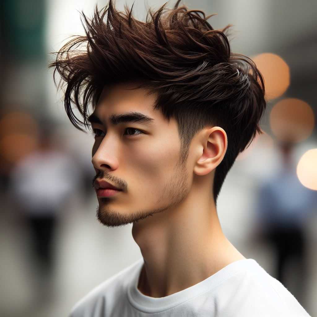 The Messy Mohawk for men