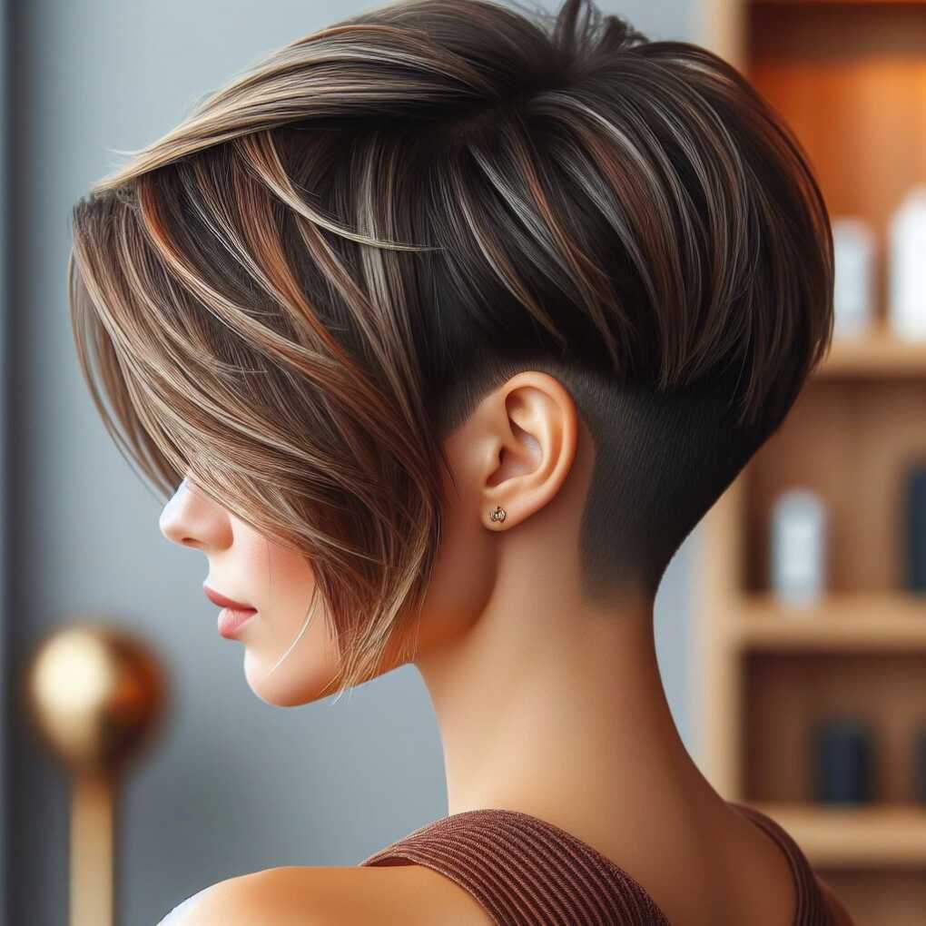 The Pixie Bob with Nape Undercut