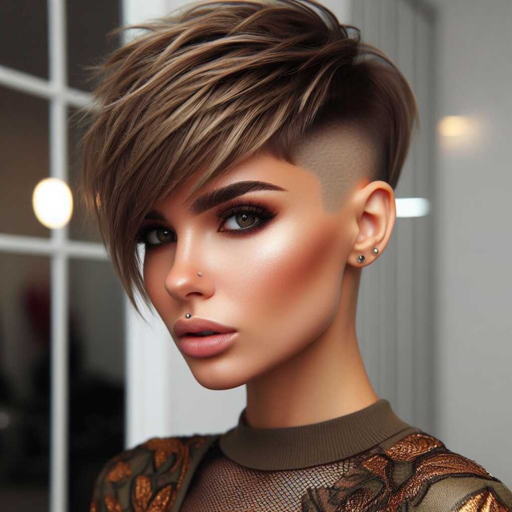 The Pixie Bob with Shaved Sides