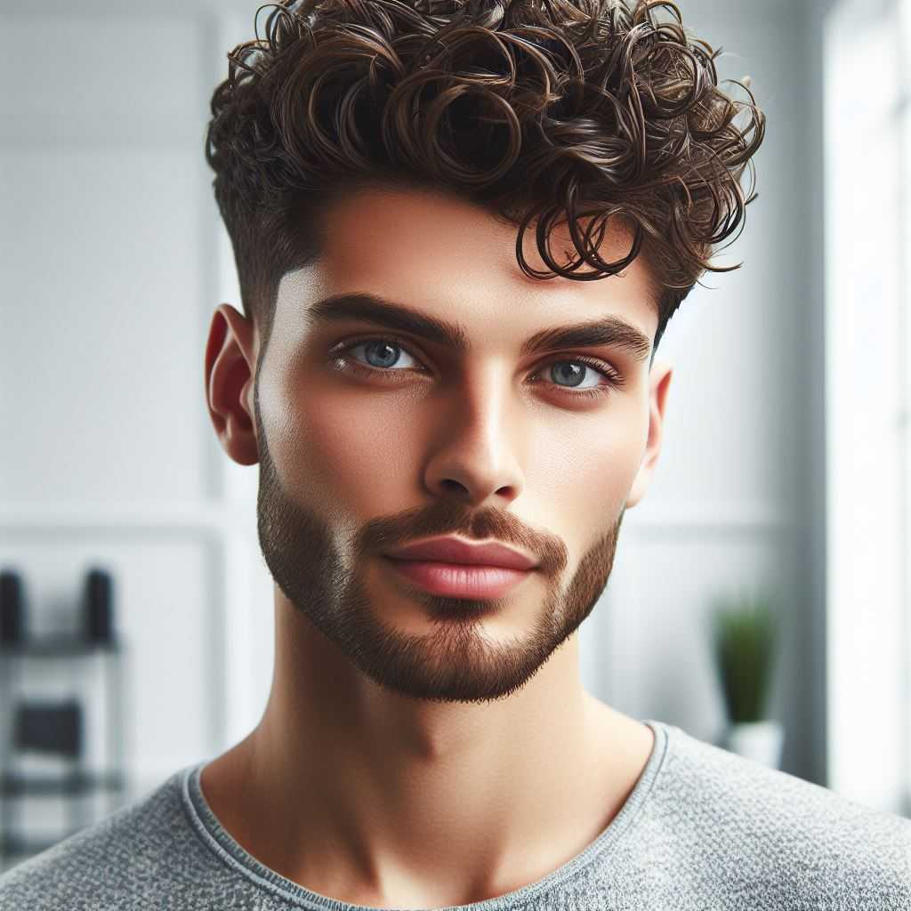 The Short Curly Cut for Men