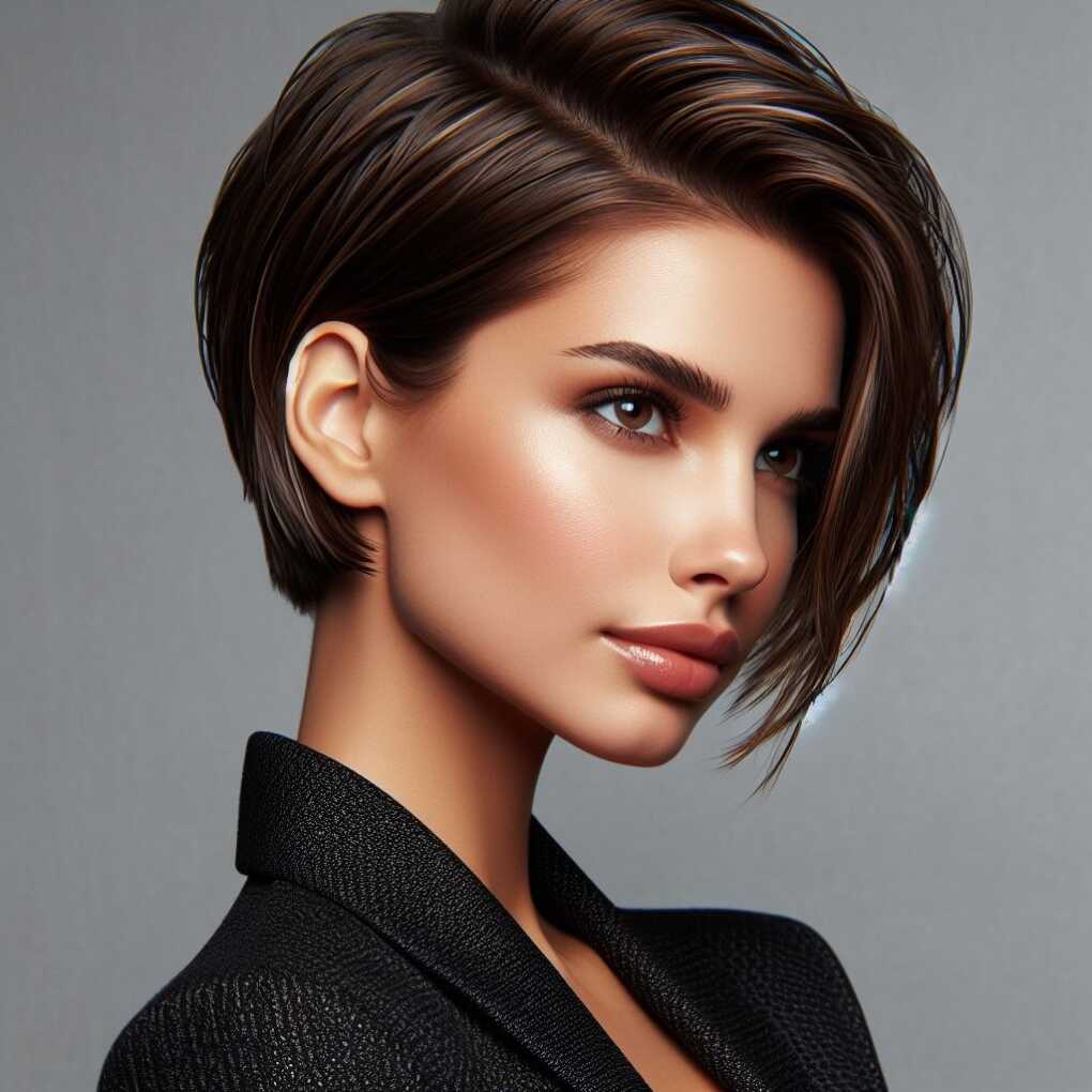 The Slicked-Back Pixie Bob