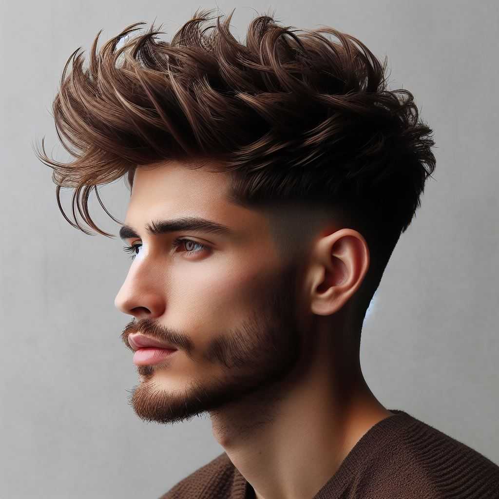 The Textured Pompadour for Men