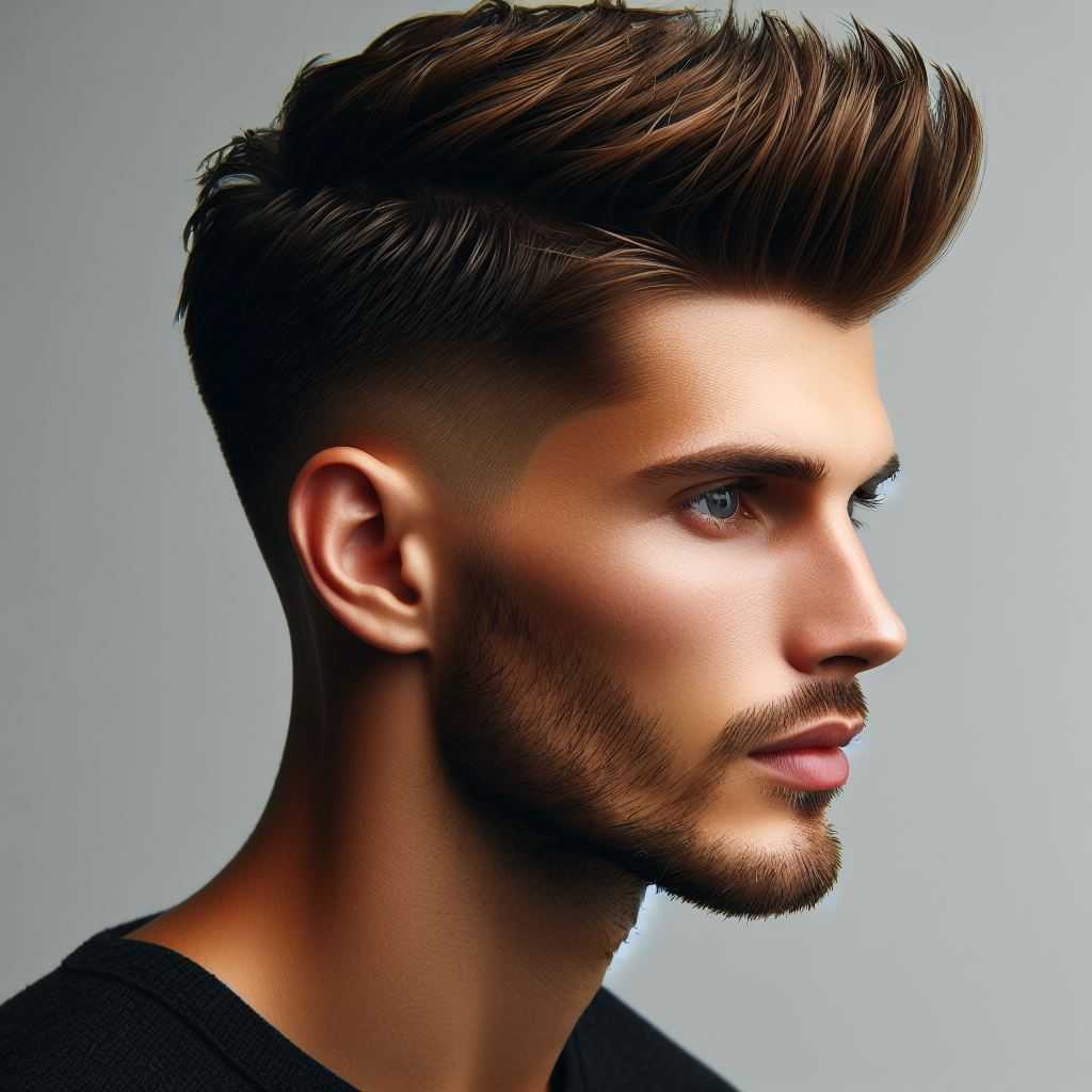 The Textured Side Part for men