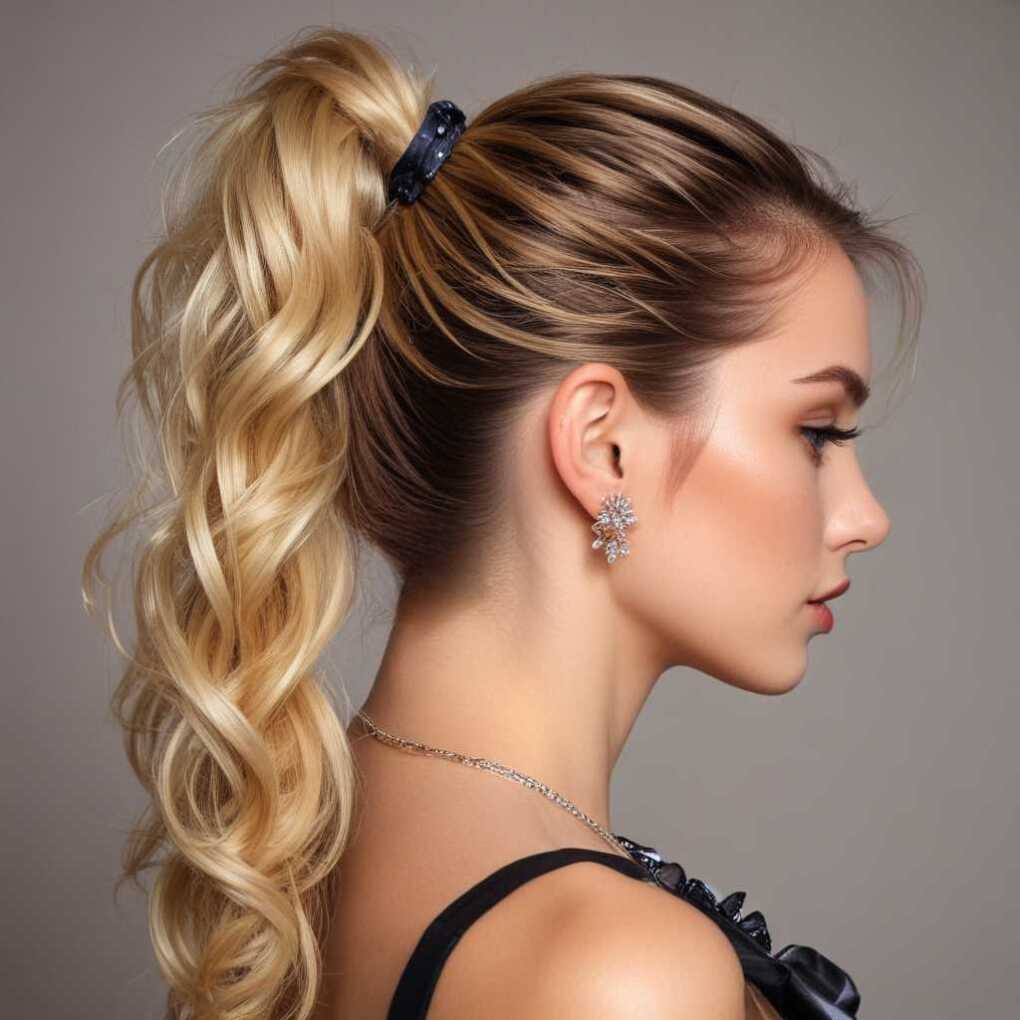 Accessorized Ponytail