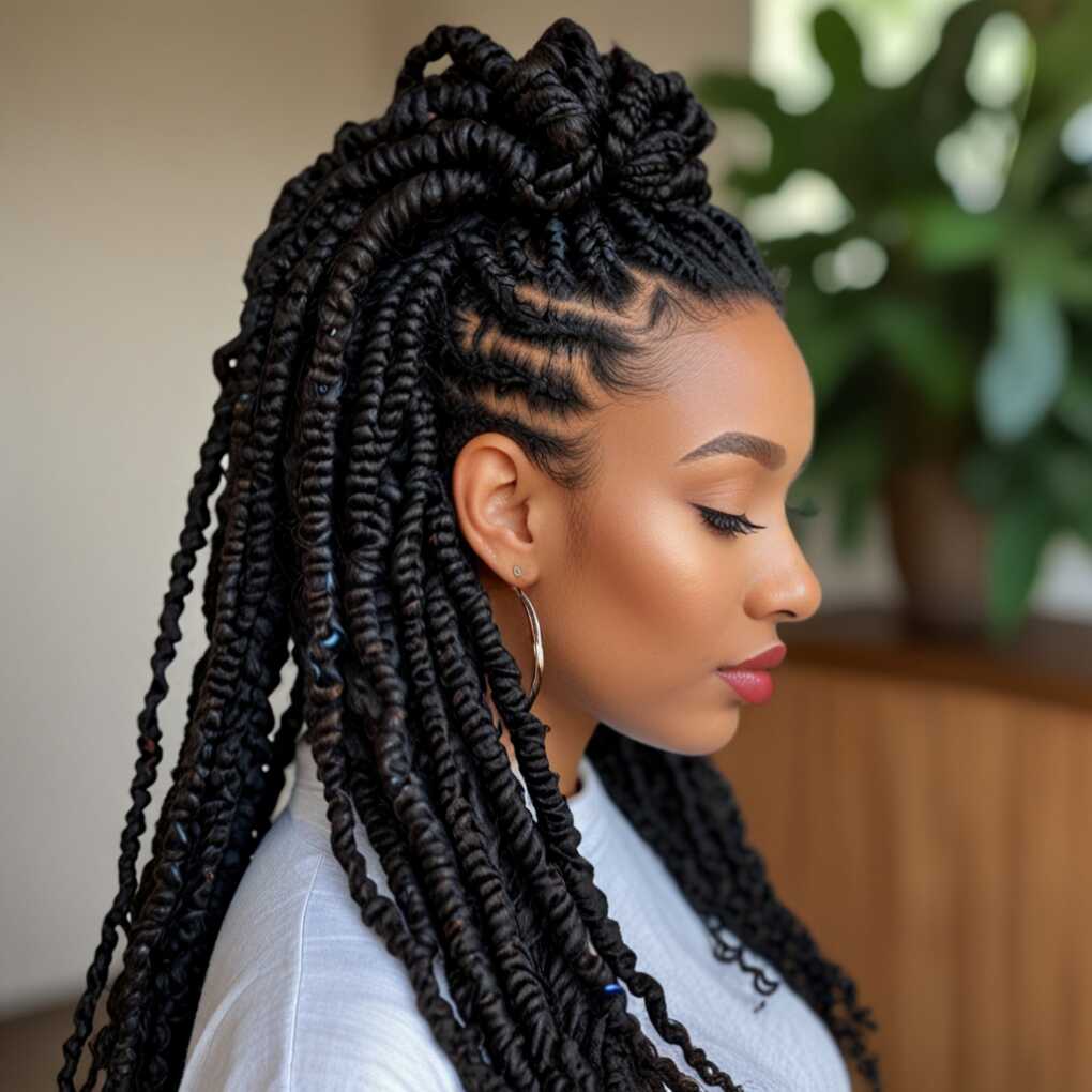 Butterfly Locs with Twists