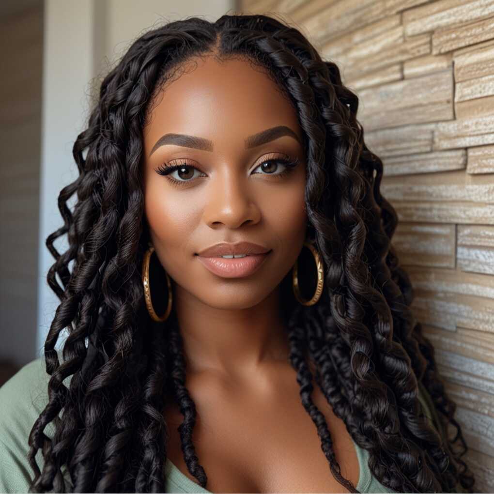 Butterfly Locs with Waves