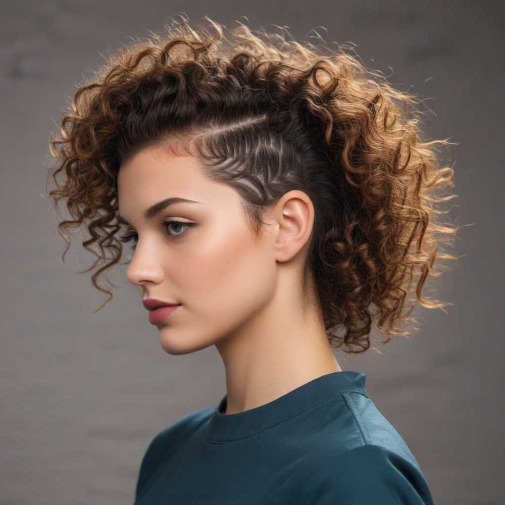 Curly Undercut