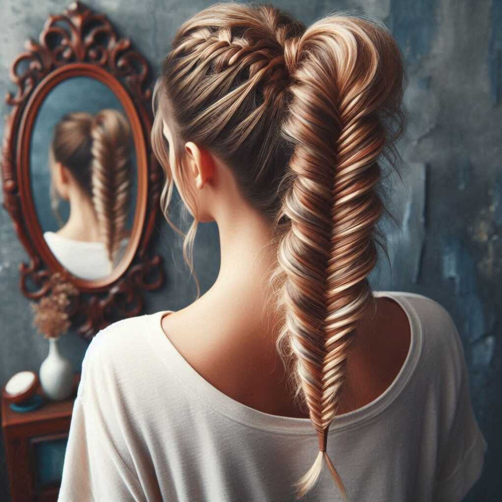 Fishtail Braid Ponytail