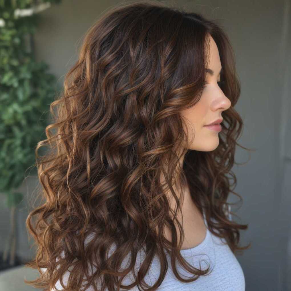 Long, Layered Curls