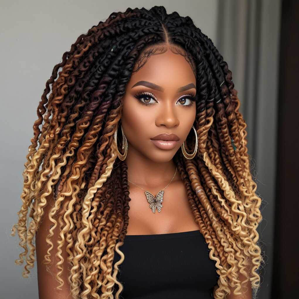 Ombre Butterfly Locs