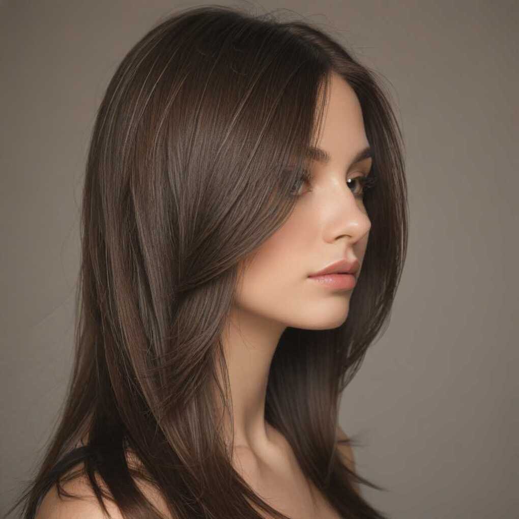 Sleek and Straight with Subtle Layers