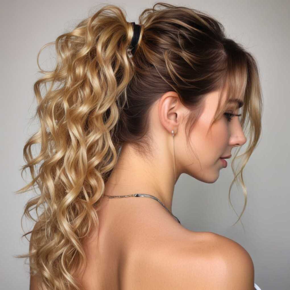 Textured Ponytail