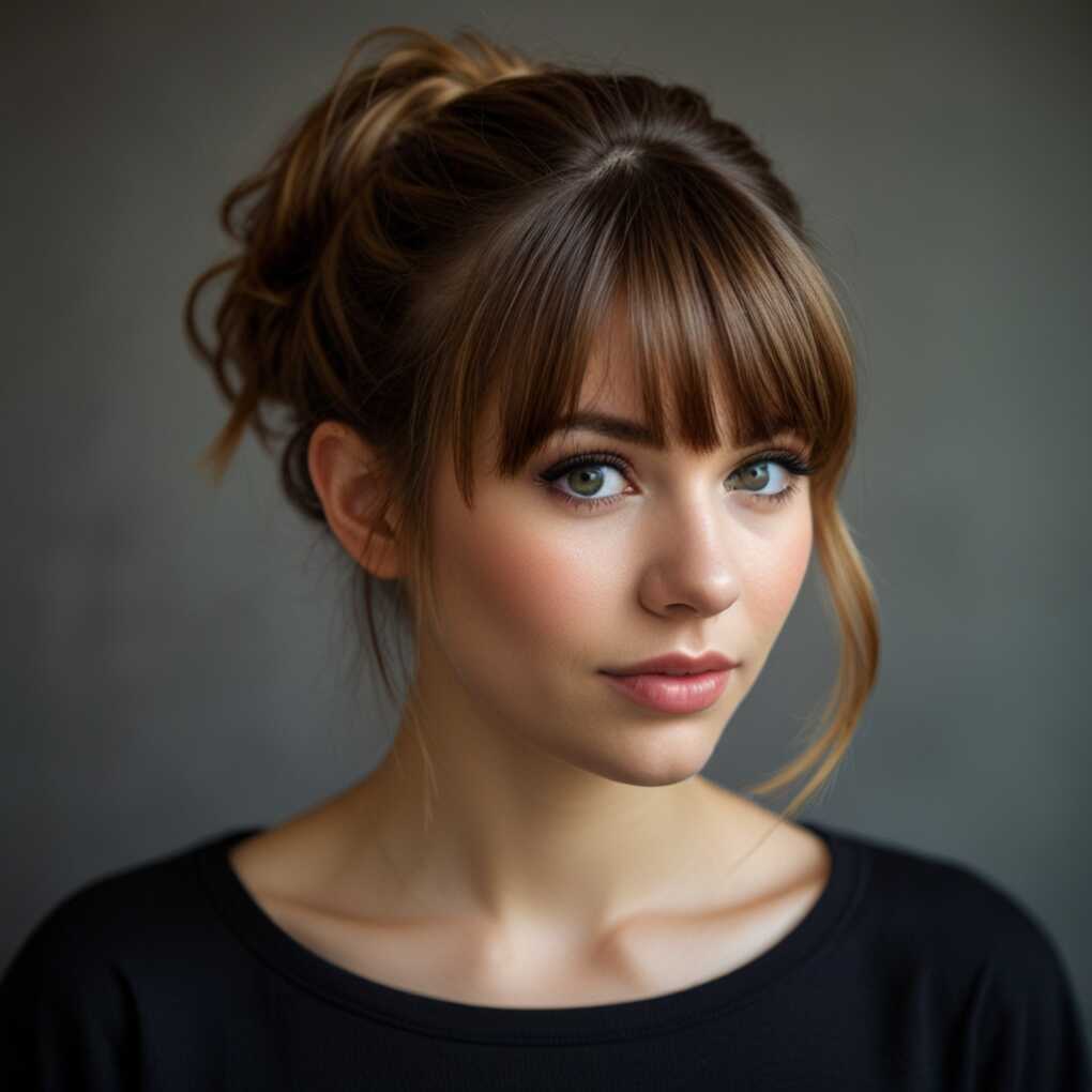  Bangs with Buns