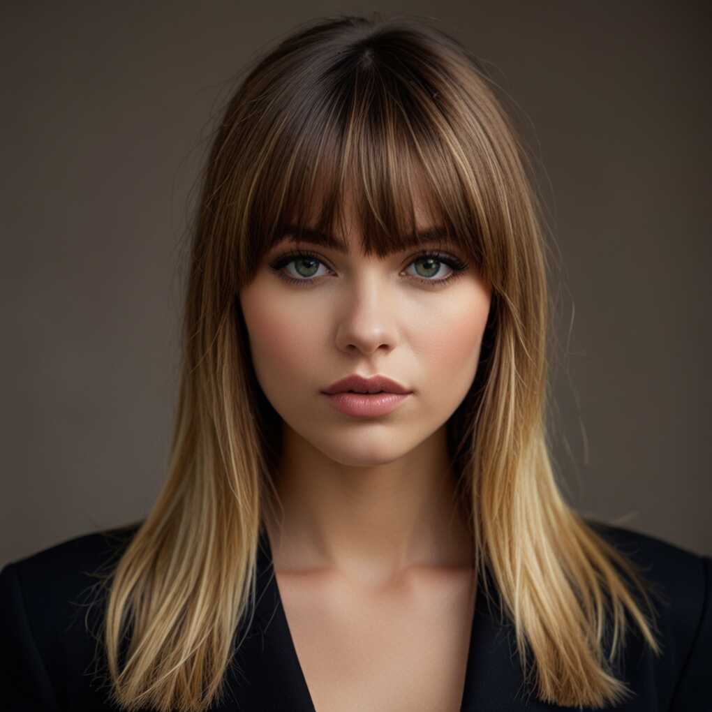 Bangs with Ombre