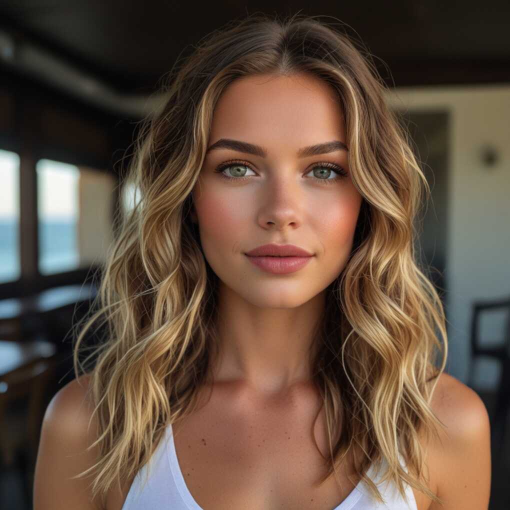 Beach Waves Hairstyle