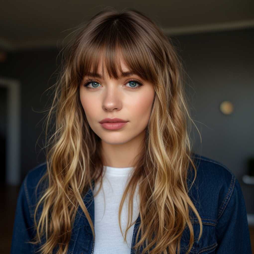 Beachy Bangs