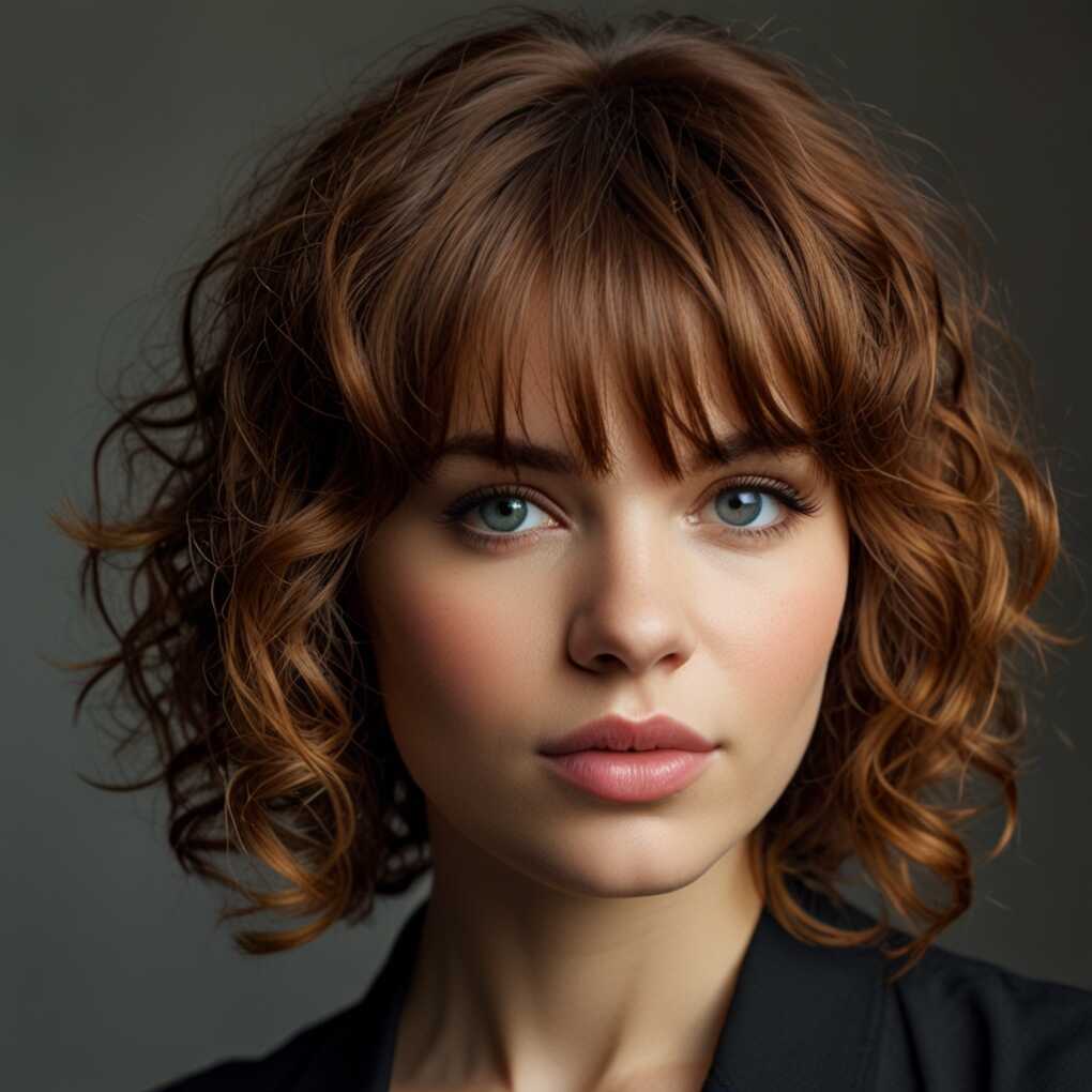 Curly Bangs