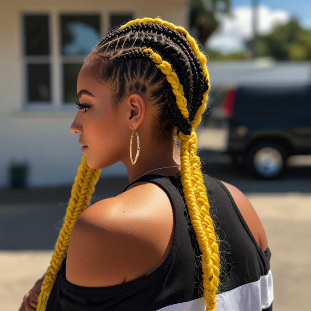 ﻿﻿19. Lemonade Braids