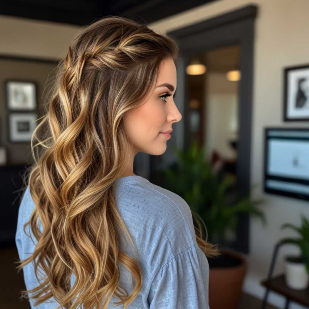 Half-Up, Half-Down Waves