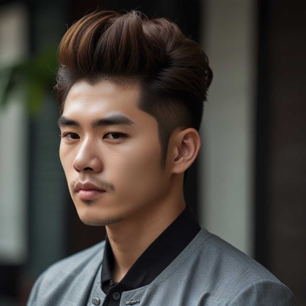 Korean Pompadour