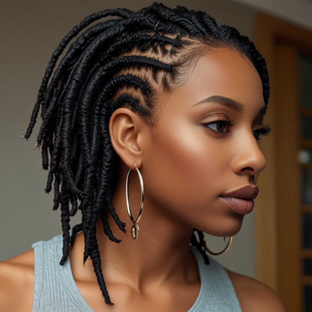 Short Faux Locs