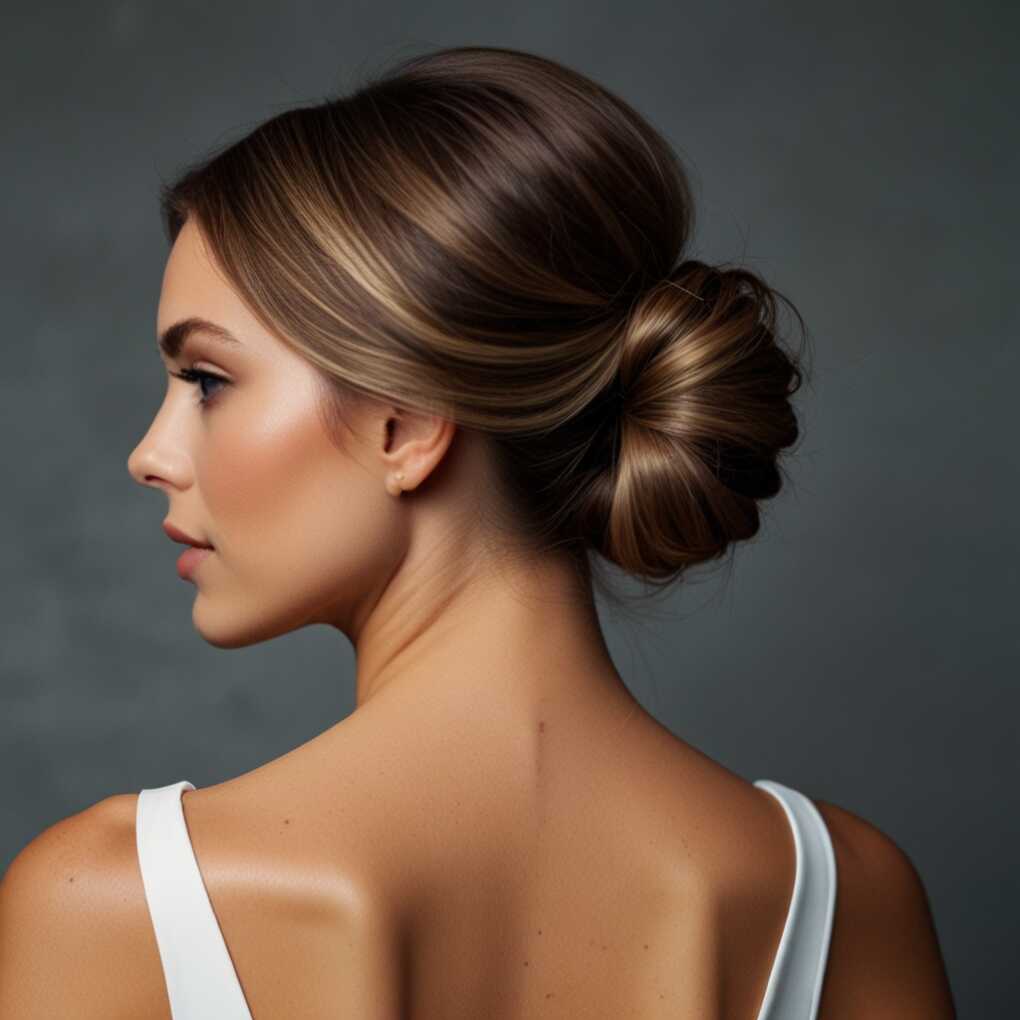 Sleek Low Bun