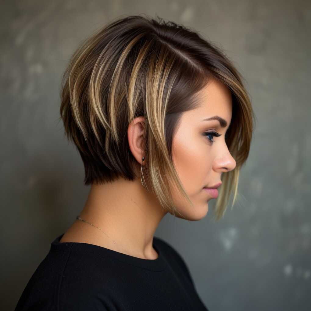 Textured Bob with Undercut