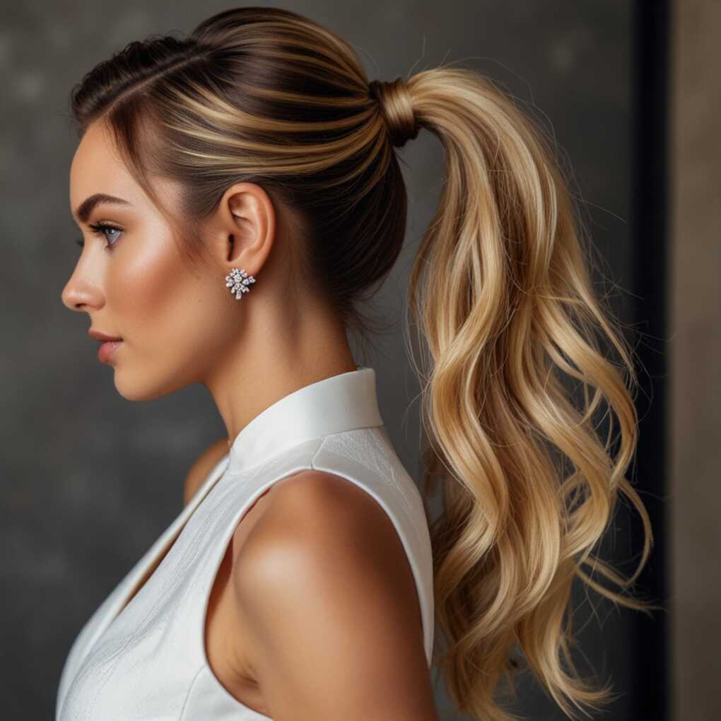 Textured Ponytail