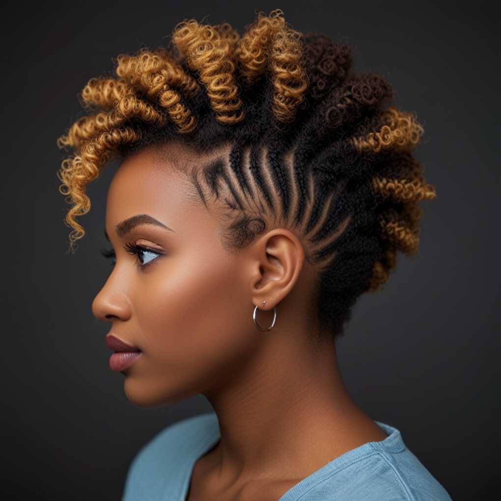 Twisted Faux Hawk