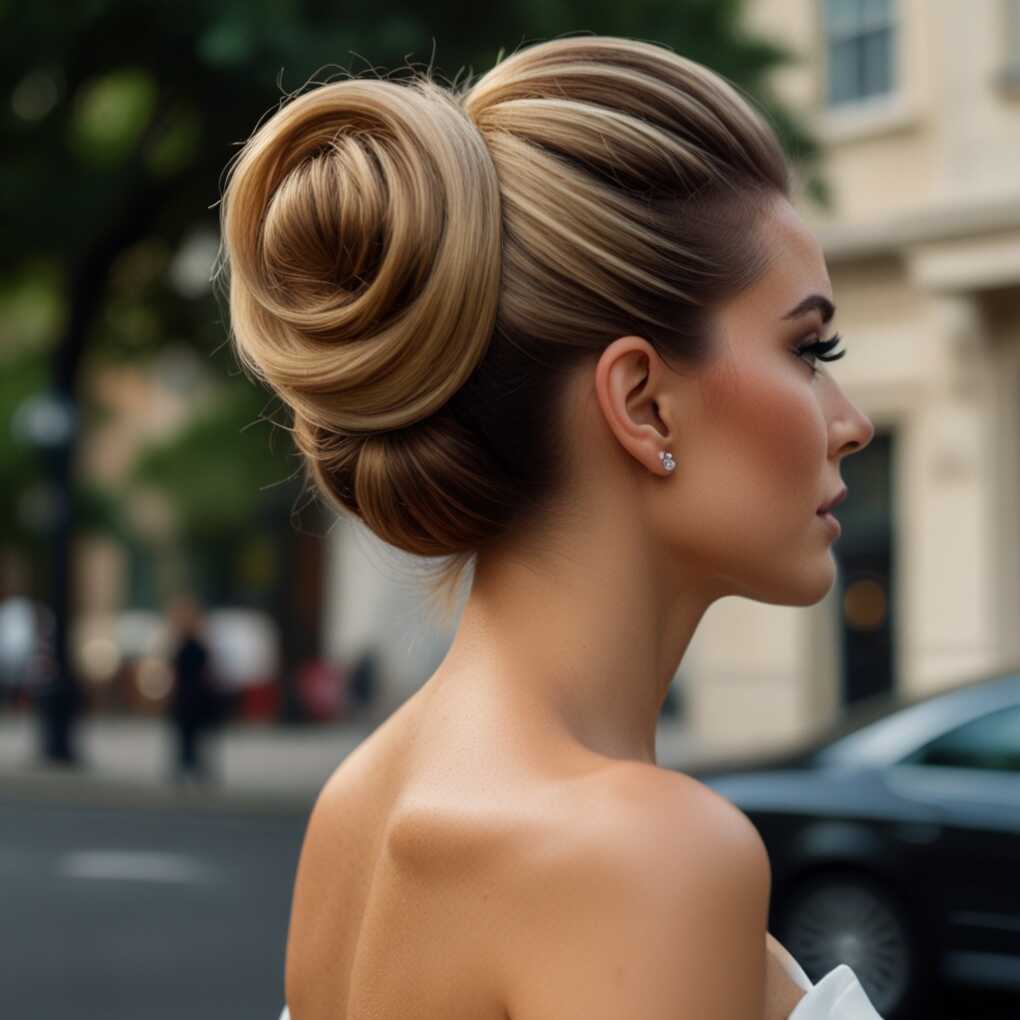 Voluminous High Bun