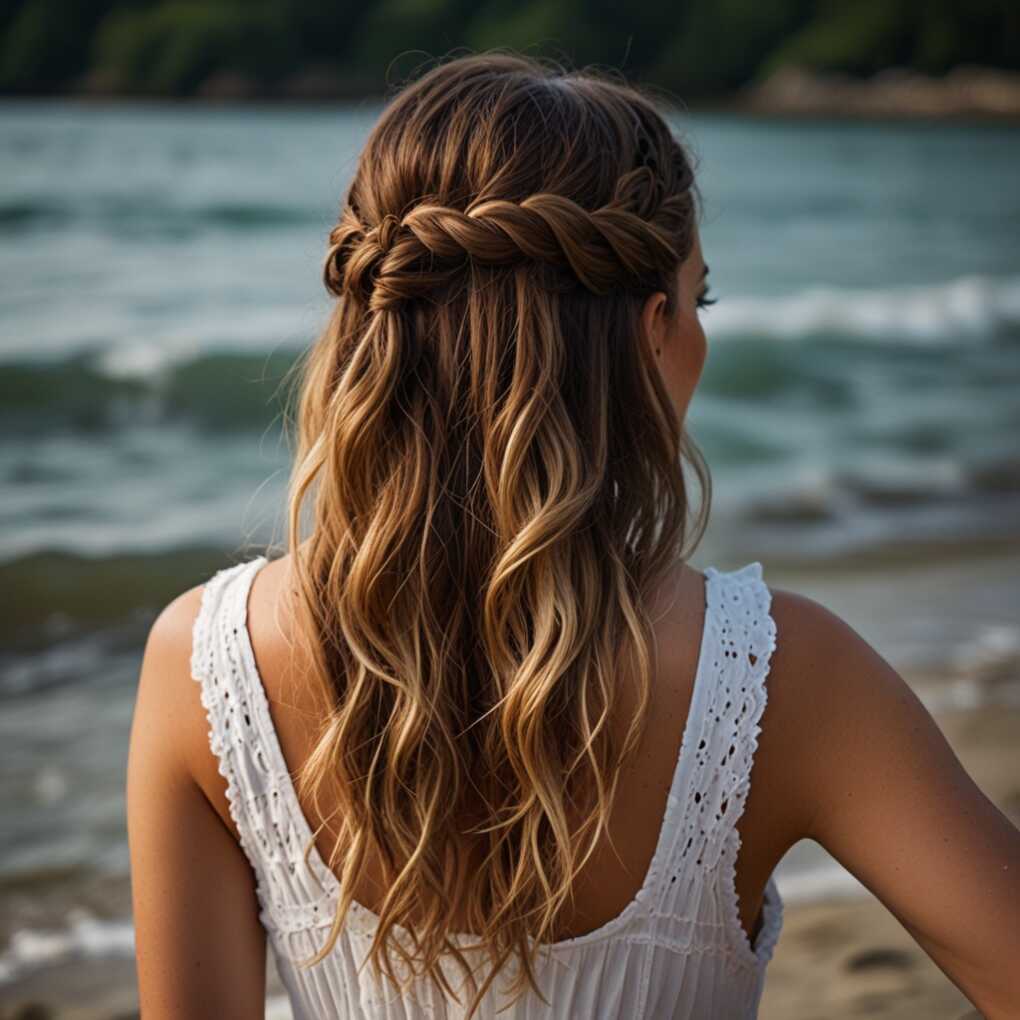 Wavy Fishtail Braid