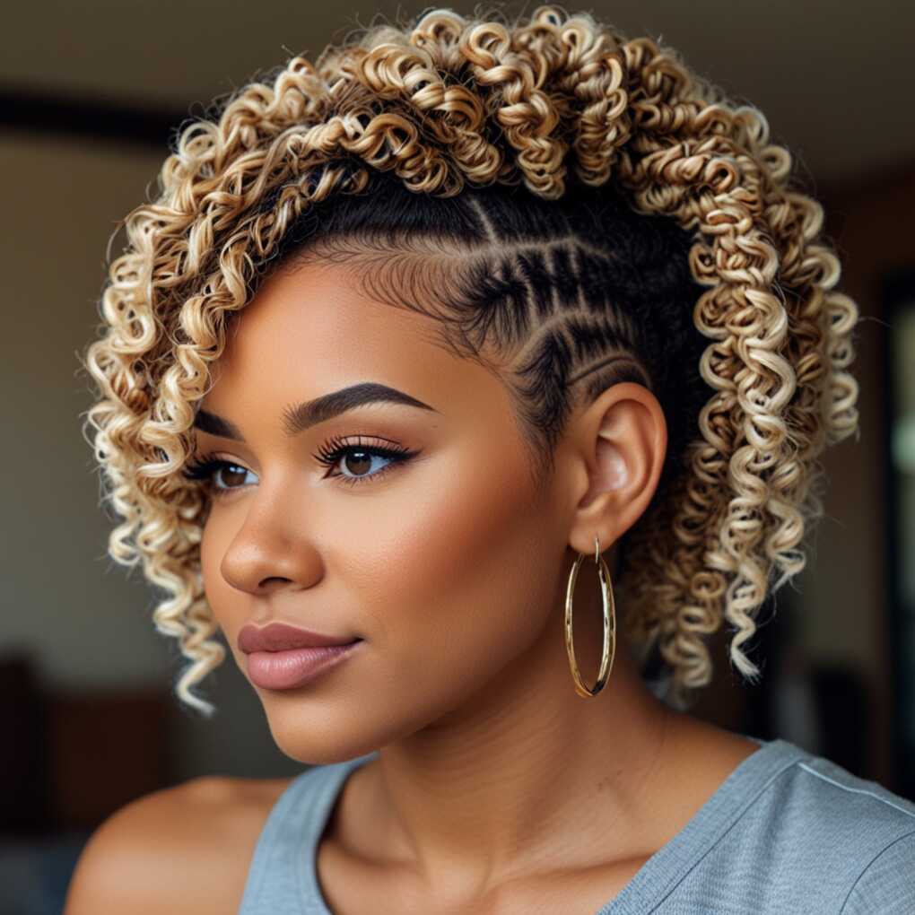 Crochet Faux Undercut