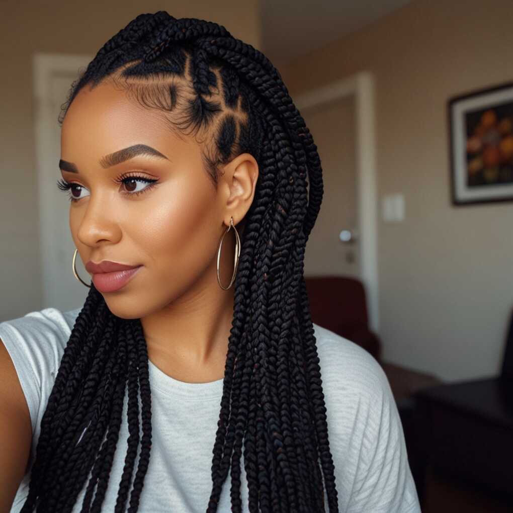 Marley Twists with Geometric Undercut