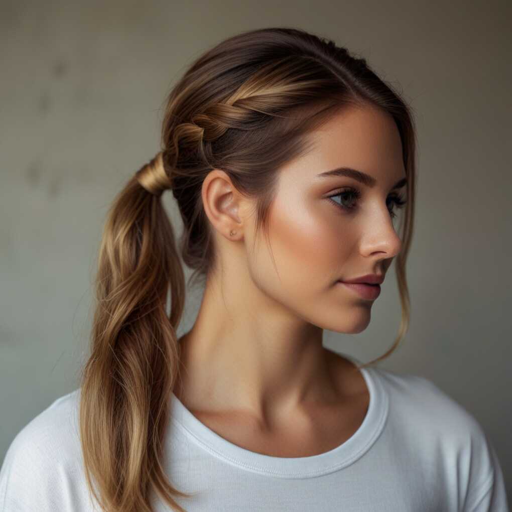 Sleek Low Ponytail