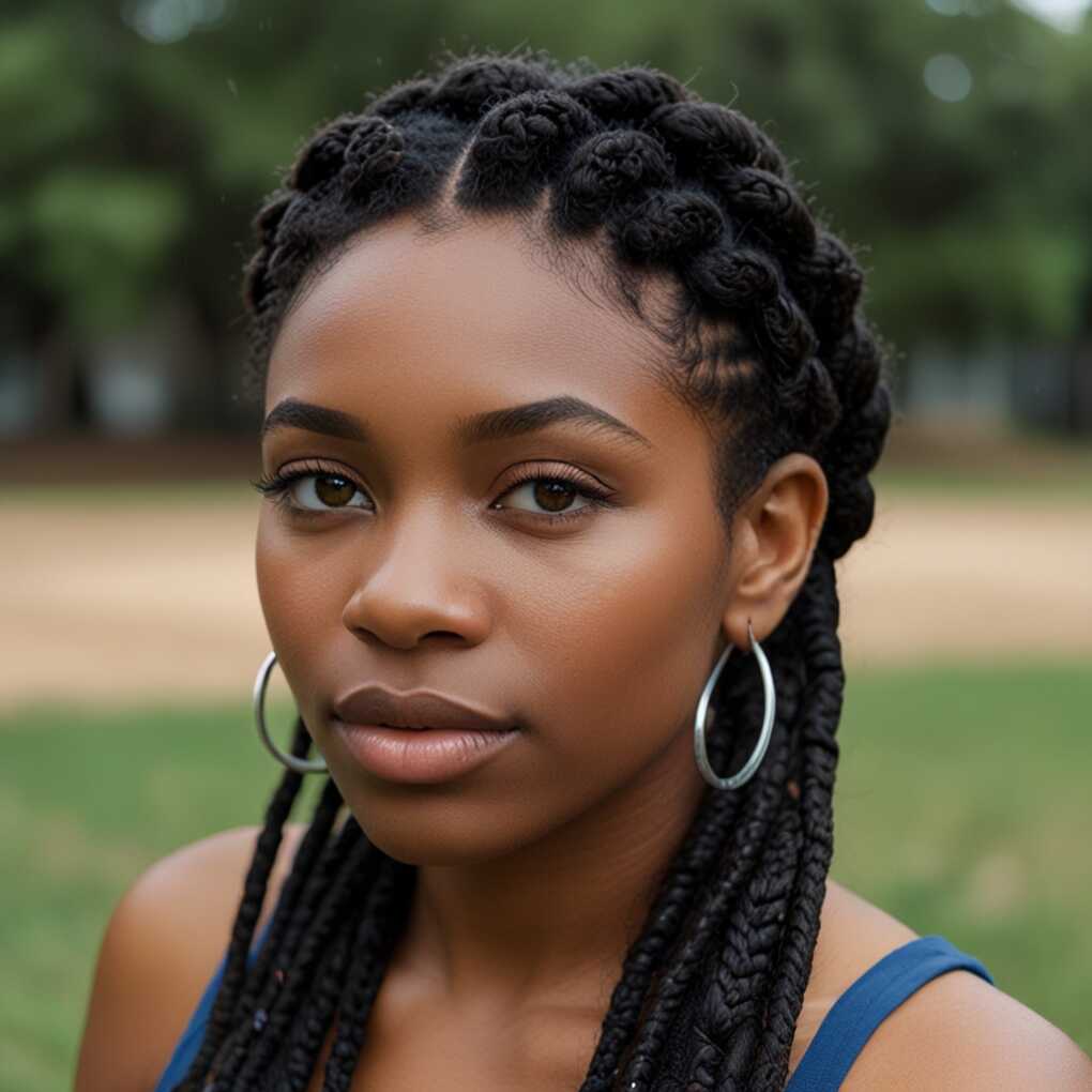 Soft Loc Crown Braid