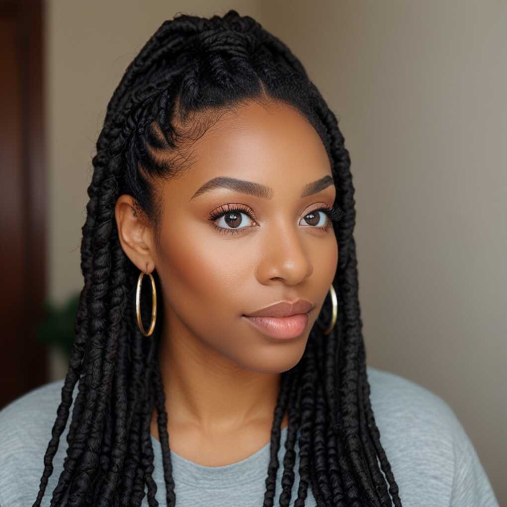 Soft Loc Half-Up, Half-Down