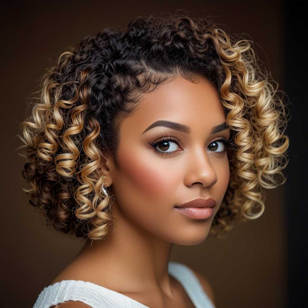 Spiral Curl Bob