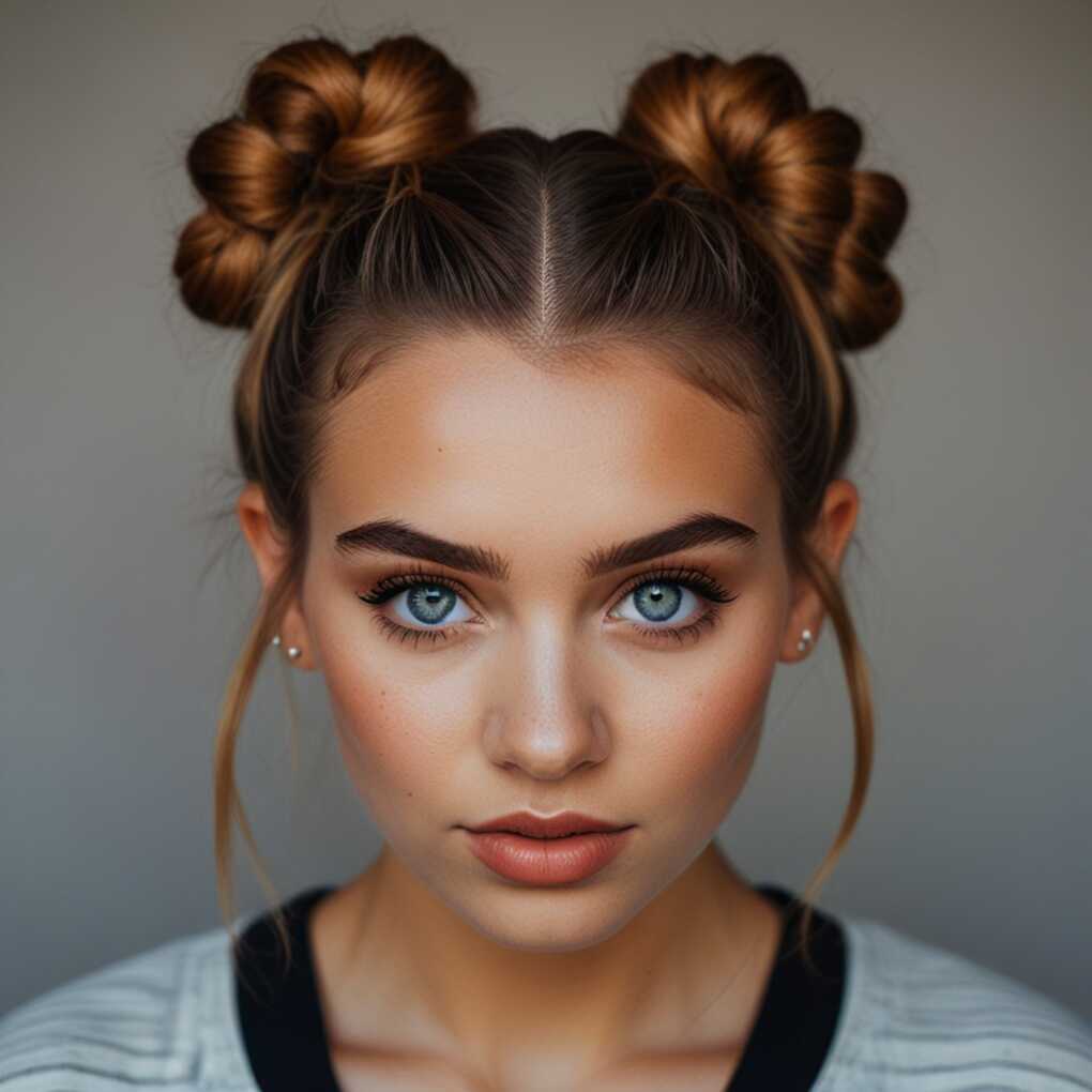 Sporty Space Buns