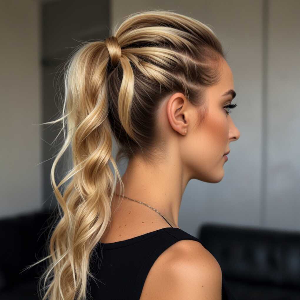 Textured Ponytail