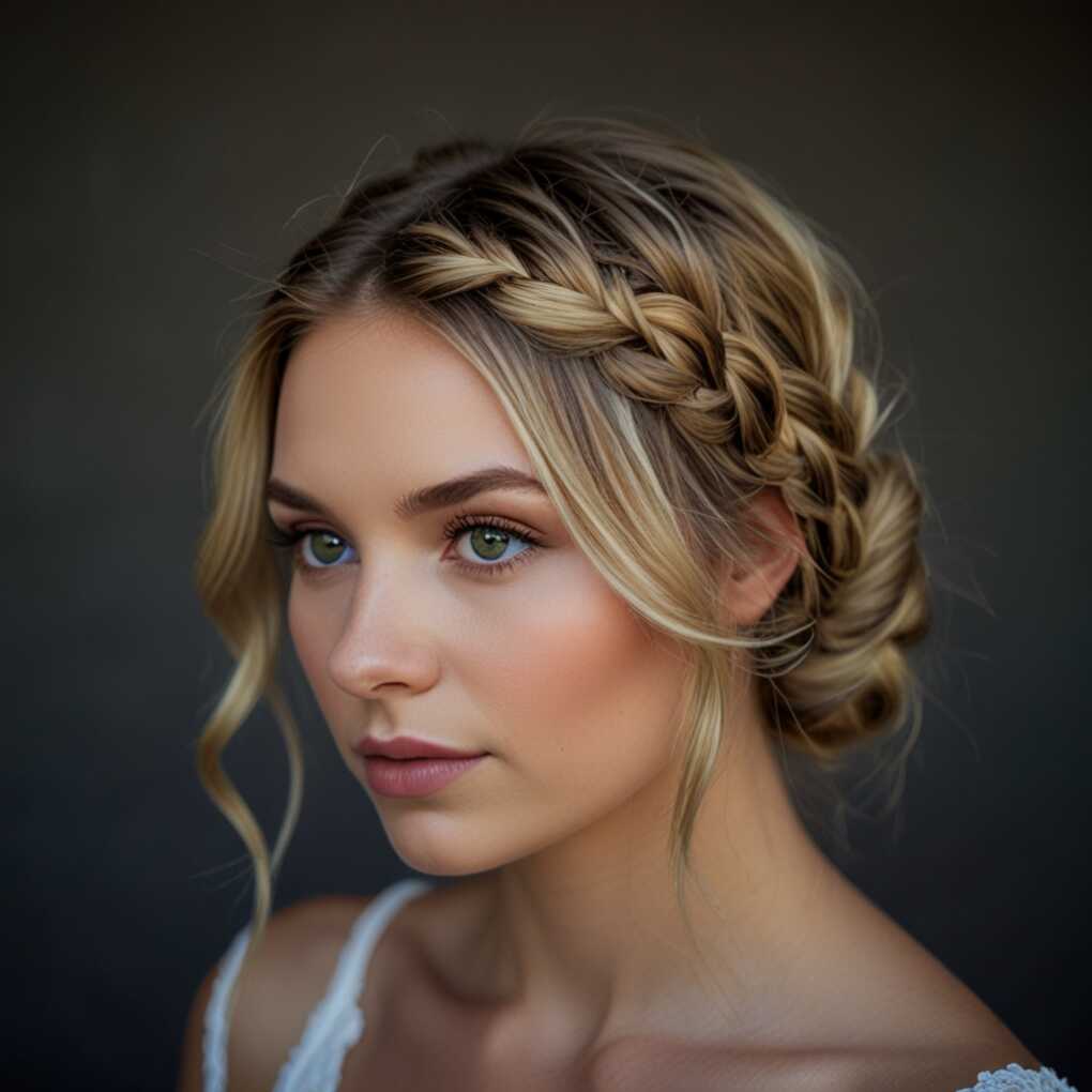 Twisted Crown Braid