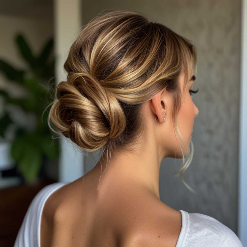 Twisted Low Updo