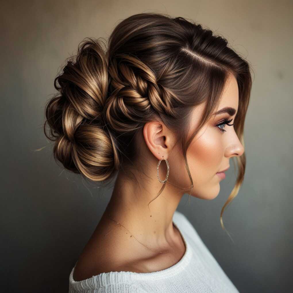 Twisted Side Bun