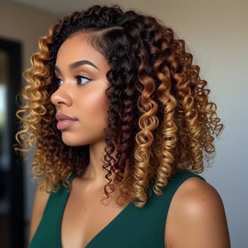 Two-Tone Twist Out