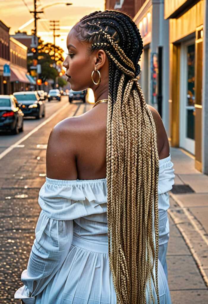 1. Classic Long Jumbo Box Braids